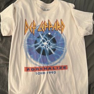 def leopard graphic tee